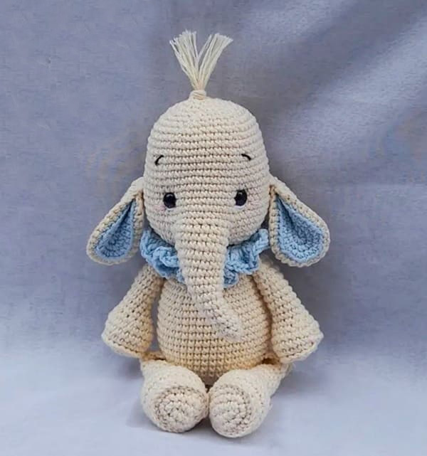 Elefante Charli Amigurumi Patrón Gratis