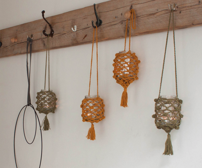 Faroles para Interior y Exterior Patrón en Crochet Gratis