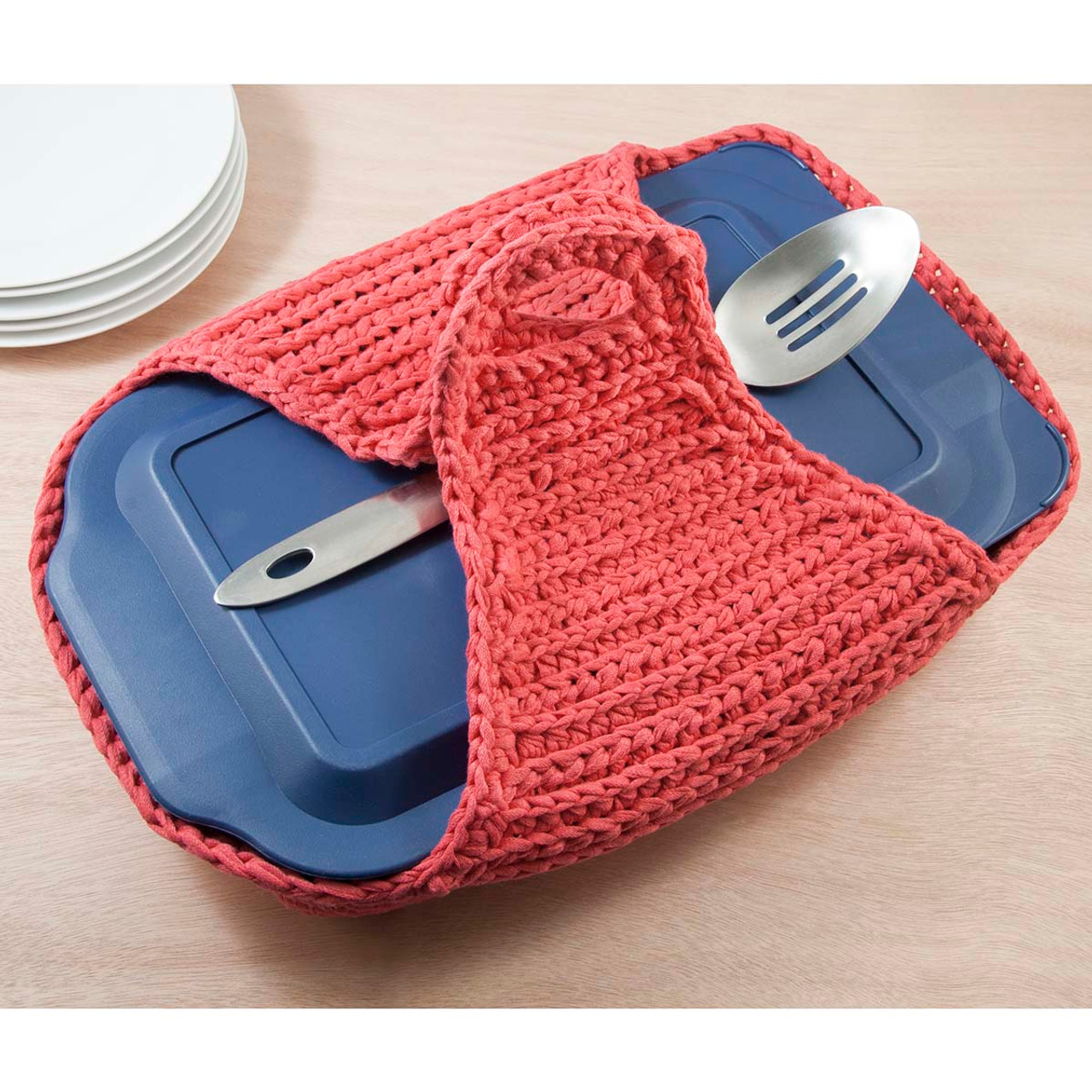 Funda para Fiambrera en Crochet PATRON GRATIS