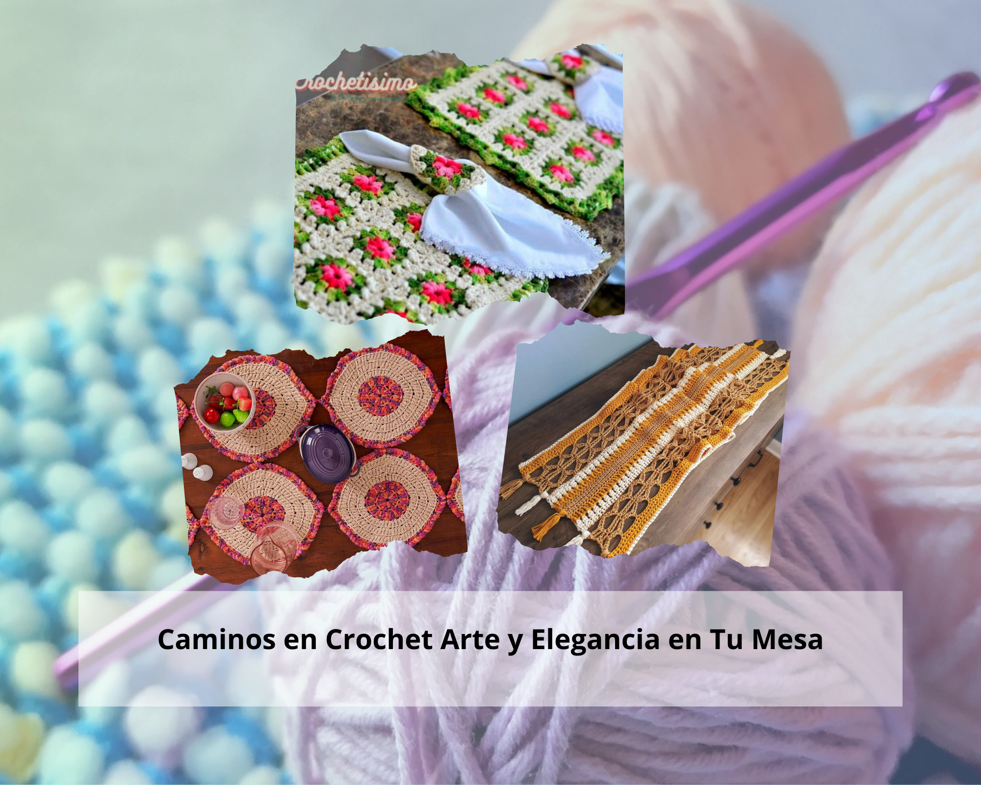 La Belleza del Crochet Caminos de Mesa para el 2024