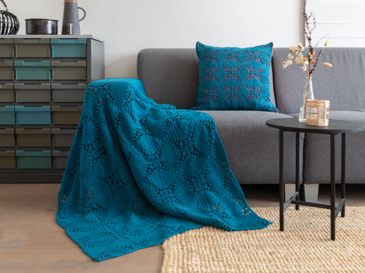 Manta Nepenthes Punto Red Patrón en Crochet Gratis