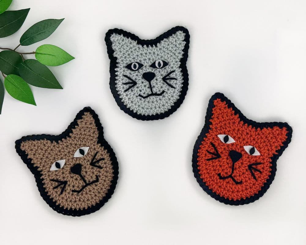 Posavasos Don Gato y su Pandilla Patrón en Crochet Gratis