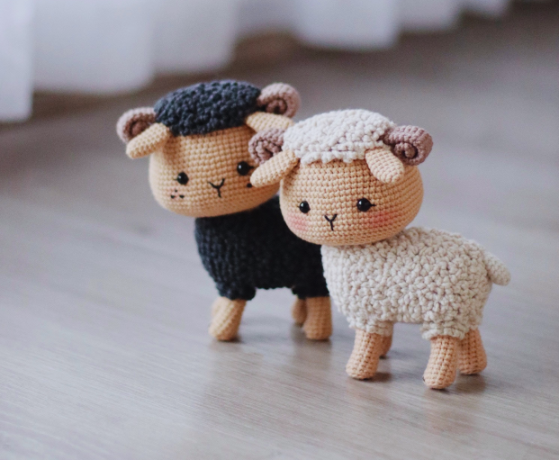 Carneros Amigurumi Patron Gratis
