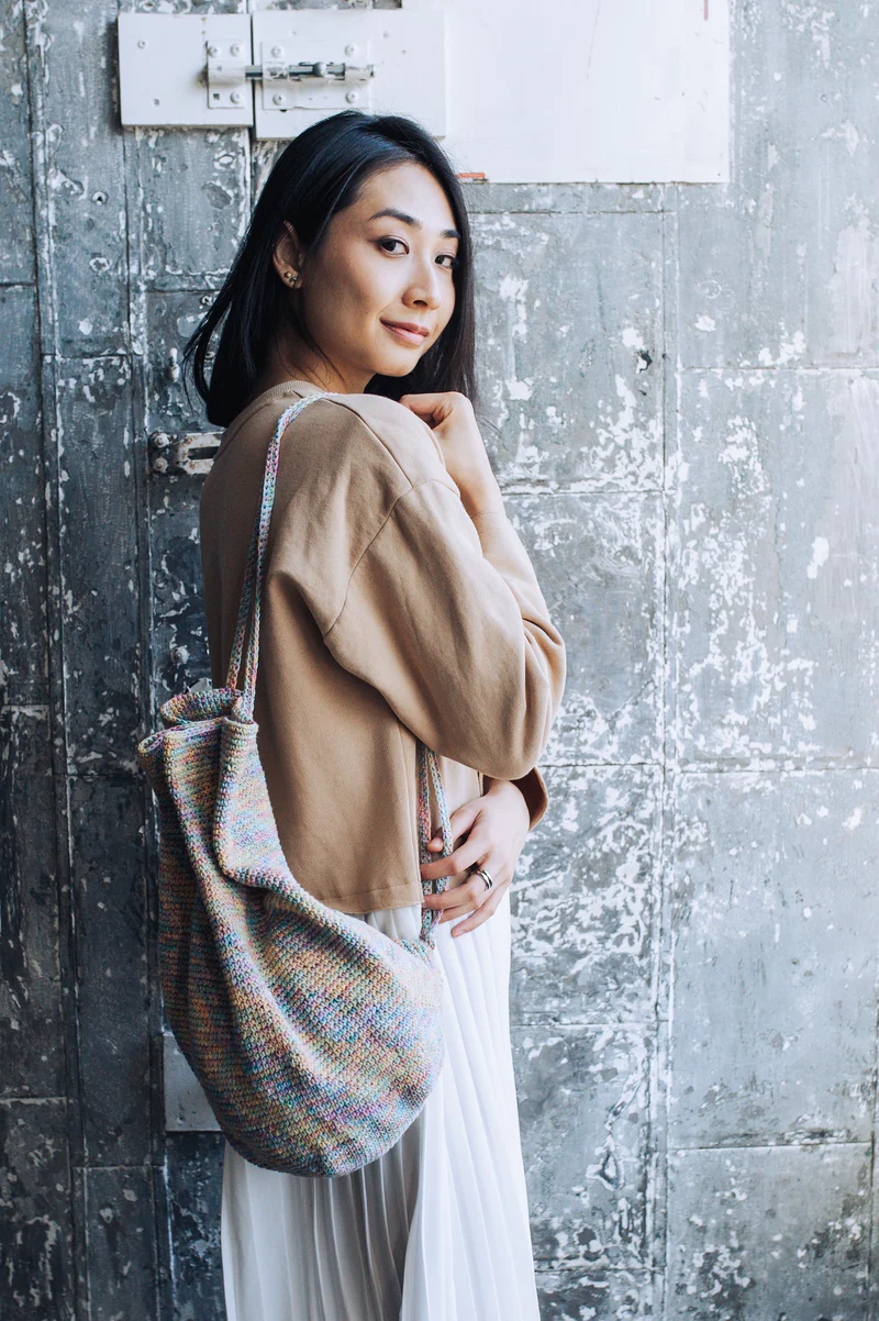 Bolso Iris Matizado Patrón en Crochet Gratis