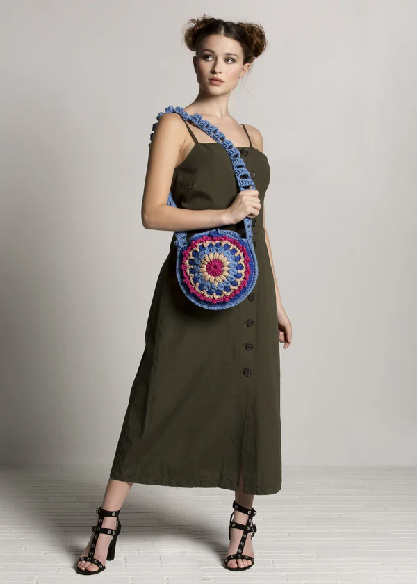 Cartera Retrato de un Mandala Patrón en Crochet Gratis