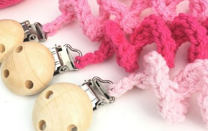 Clip Chupete en Crochet Patrón Gratis