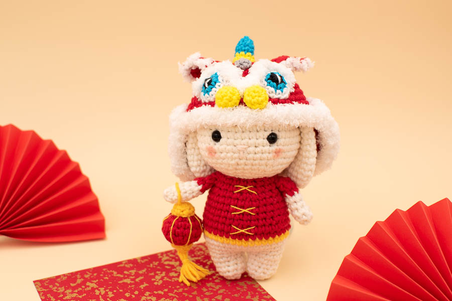 Conjito Japonés Próspero en Amigurumi Patrón Gratis