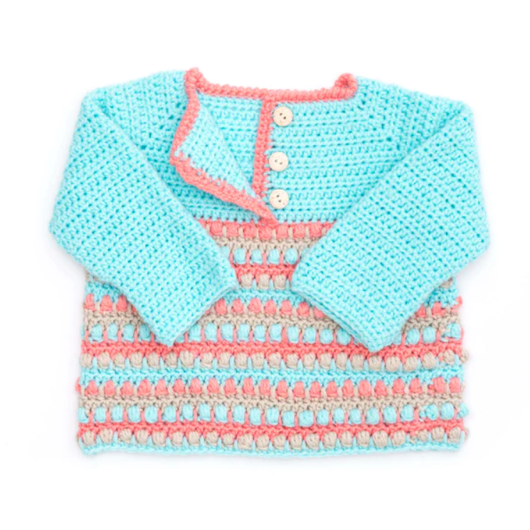 Jersey Aventurero Infantil Patrón en Crochet Gratis