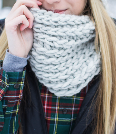 Cuello Circular XXL en Crochet Patron Gratis