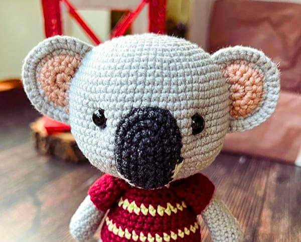 Koala Lupy Juguete Amigurumi Patrón Gratis