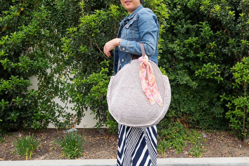 Bolso Hexagonal Moderno Patrón en Crochet Gratis