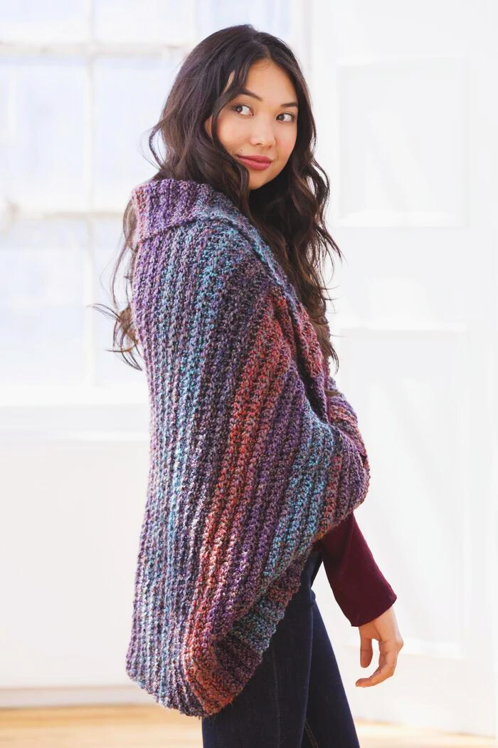 Capa Bohemia en Crochet Patrón Gratis