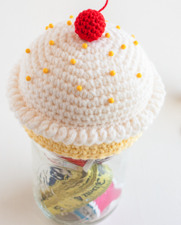 Alfiletero de Cupcakes en Amigurumi Patrón Gratis