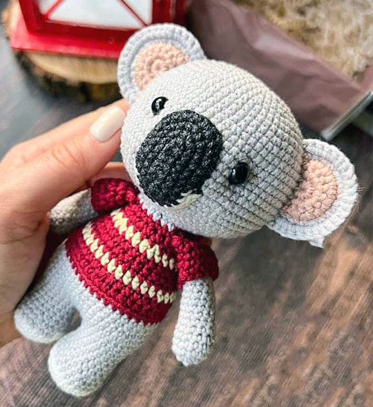 Koala Lupy Juguete Amigurumi Patrón PDF
