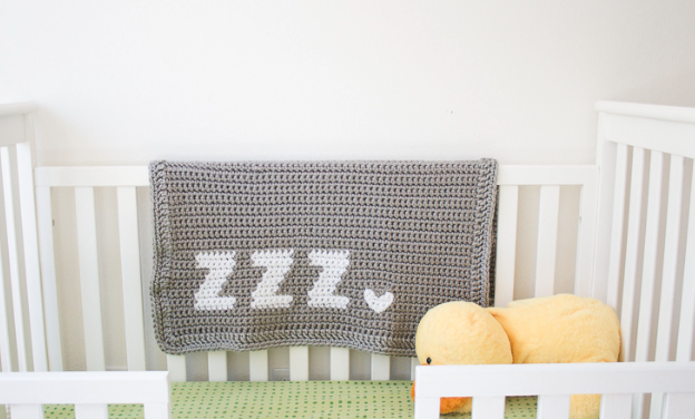 Manta Infantil Zzz Patrón en Crochet Gratis