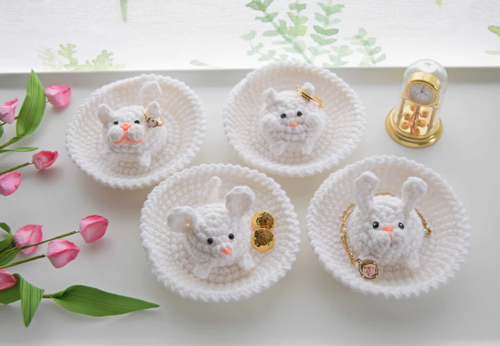 Plato para Anillos en amigurumi Patrón Gratis