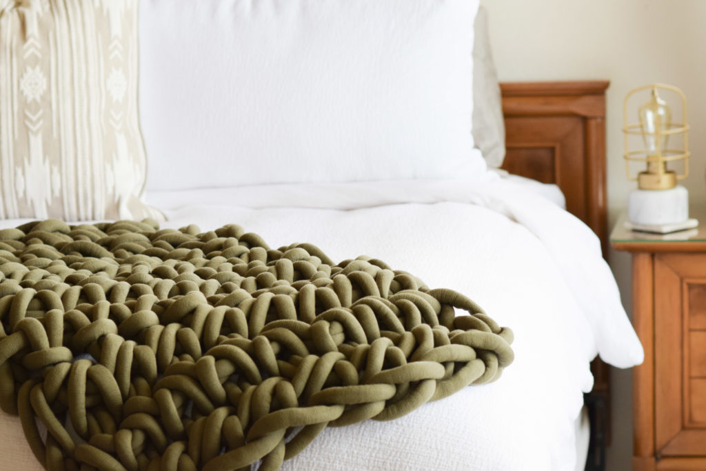 Cómo Tejer a Mano una Manta de hilo XL