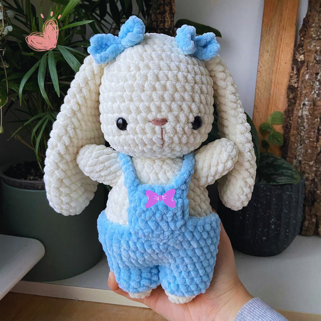 Conejita Coquette Kenya Peluche Amigurumi Patrón Gratis