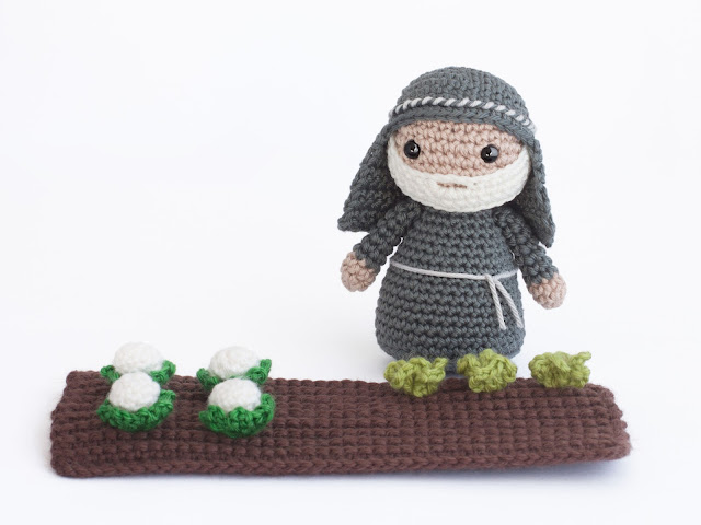 El Huerto del Abuelo en Amigurumi Patrón Gratis