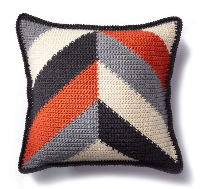 Patrón Gratis Almohadon Juego de Texturas en Crochet