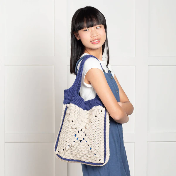 Patrón Gratis Bolso Textura Puff en Crochet