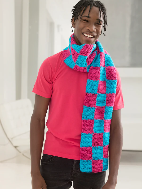 Patrón Gratis Bufanda Unisex en Crochet