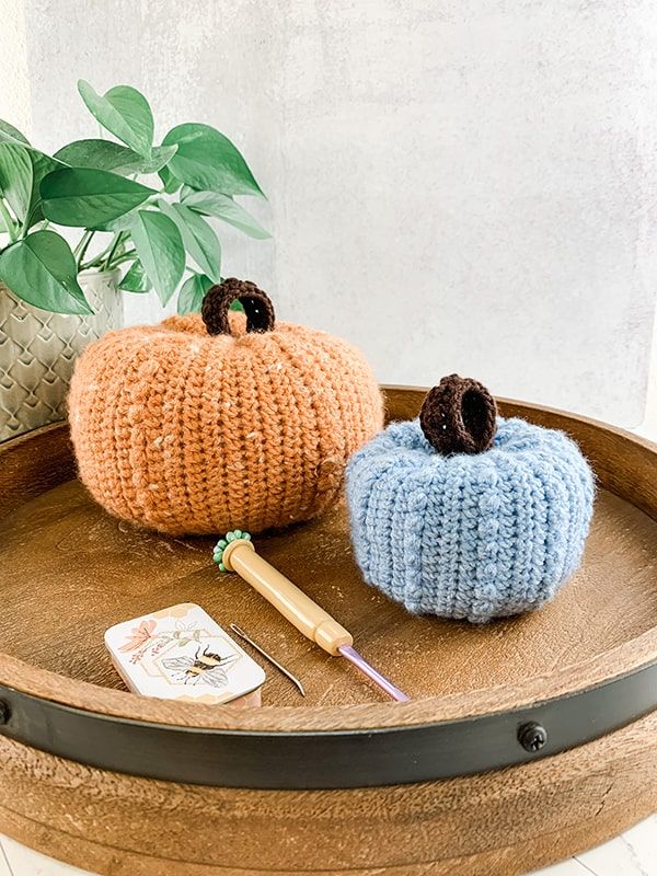 Patrón Gratis Calabaza de Decoración de Interiores en Crochet