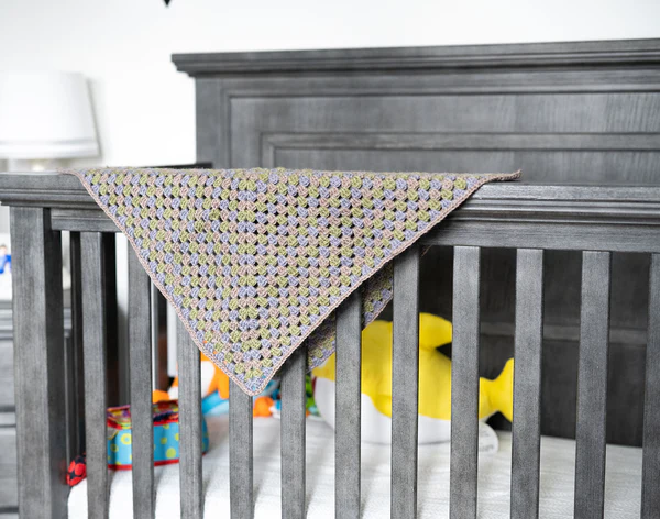 Patrón Gratis Mini Manta Infantil en Crochet