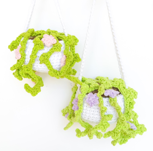 Patrón Gratis Planta Enredadera en Crochet