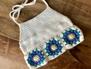 Patrón Gratis Sencillo Top Amanecer en Crochet