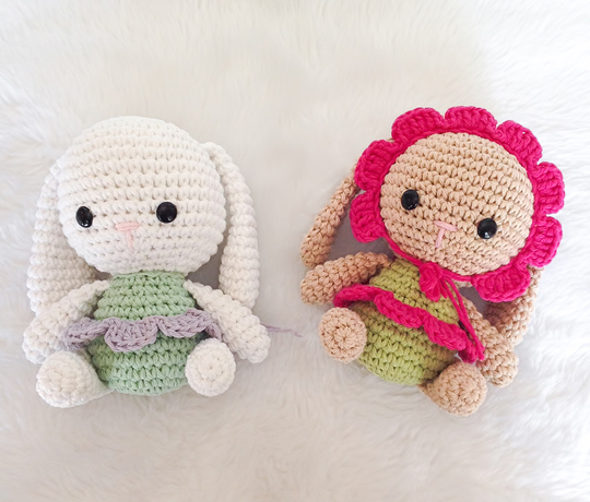 Patrón Sisi la Conejita del Jardín en Amigurumi PDF