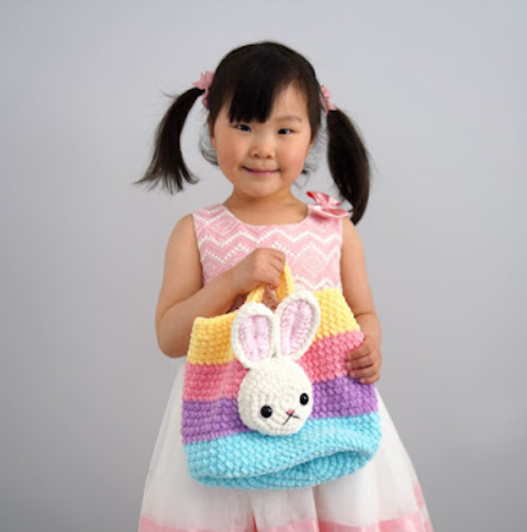 Patrón Gratis Bolsa Infantil Alegría en Crochet