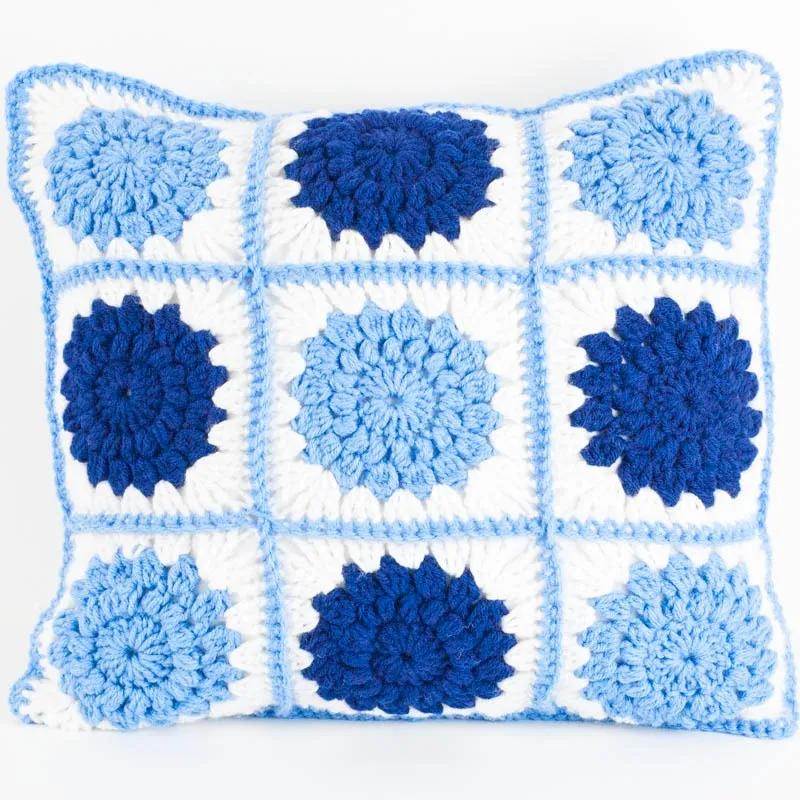Patrón Gratis Almohadon Unión de Grannys en Crochet