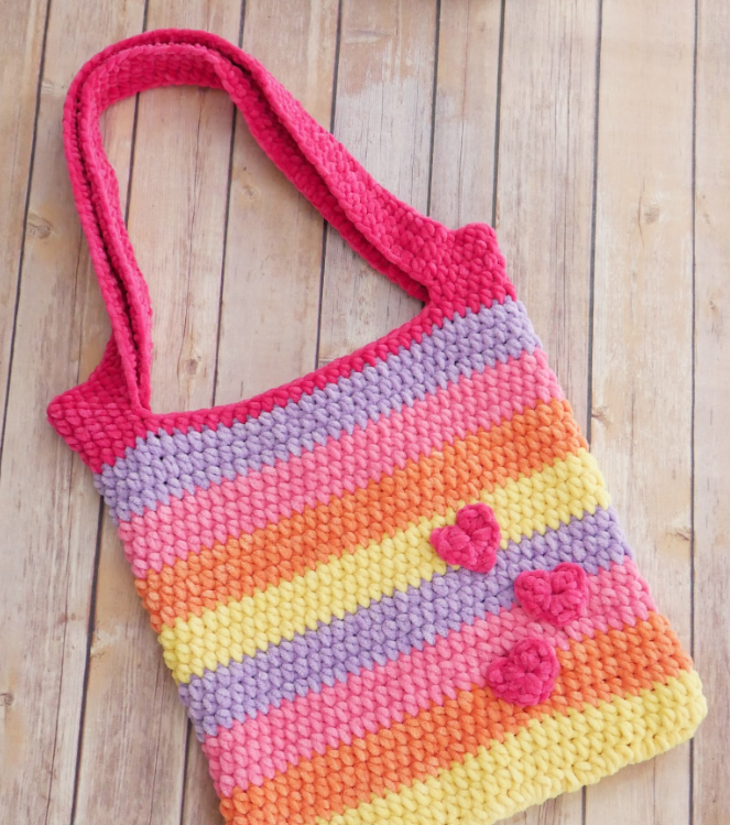 Patrón Gratis Bolso Fantasía de Felpa en Crochet