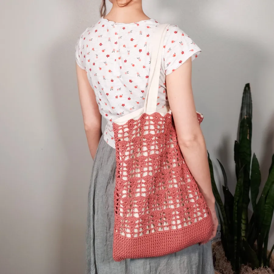 Patrón Gratis Bolso de Encaje en Crochet