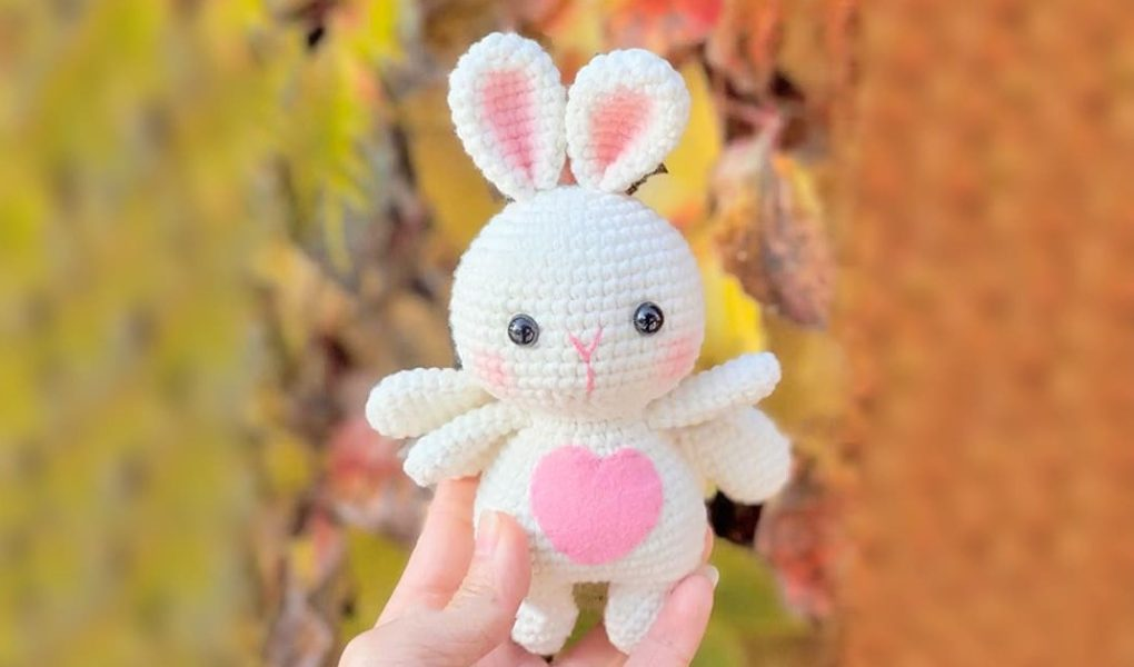 Patrón PDF Conejito La Mariposa en Amigurumi