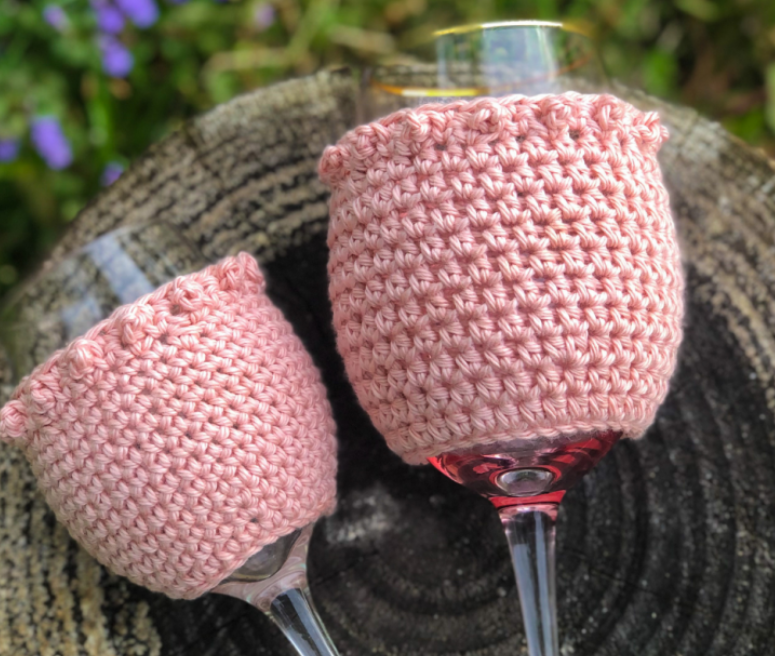 Patrón Gratis Decoración para Copa en Crochet