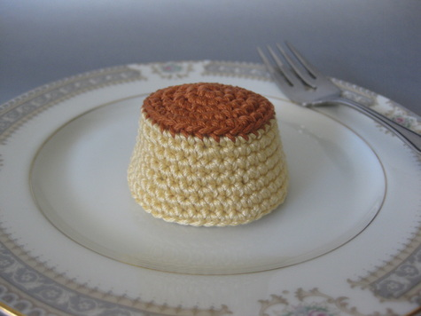 Patrón Gratis Flan en Amigurumi
