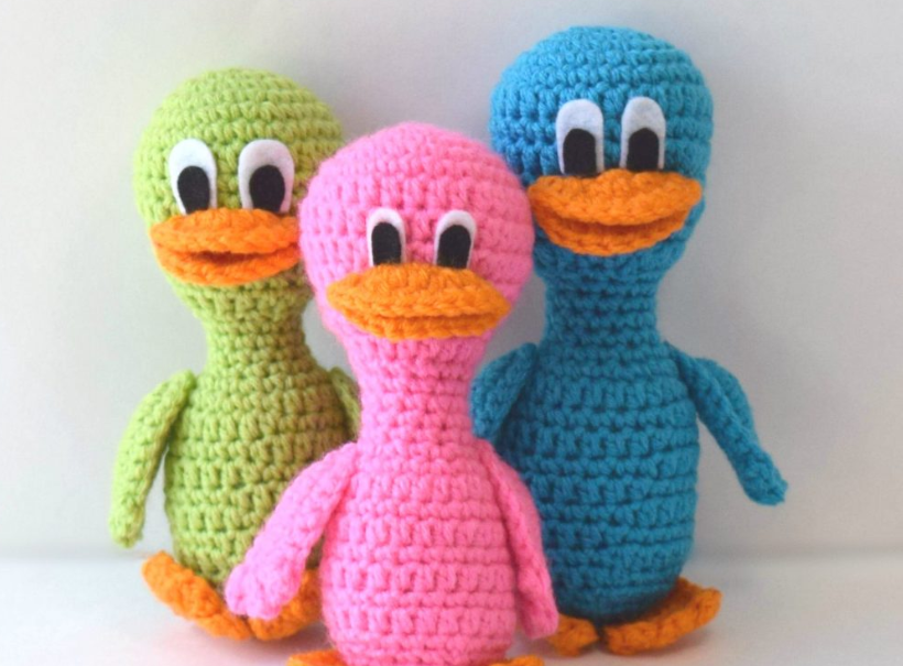 Patrón Gratis Pato Splash en Amigurumi