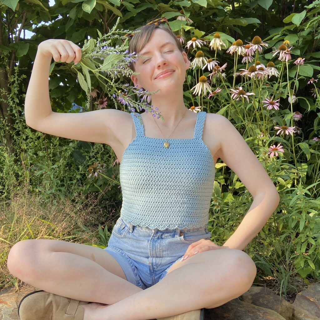 Patrón Gratis Sencillo Top de Tiras en Crochet