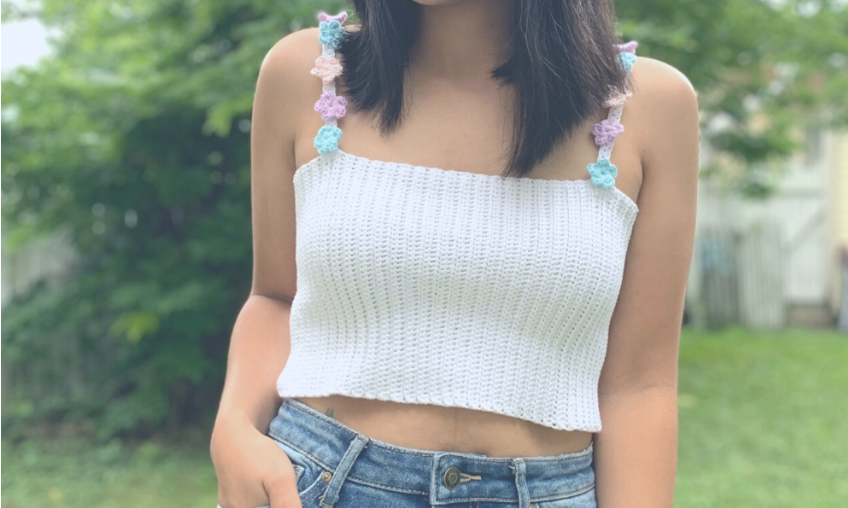 Top Chic en 40 min en Crochet Patrón Gratis