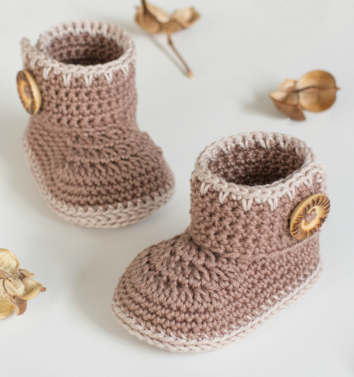 PATRON GRATIS Botas Baby en Crochet paso a paso