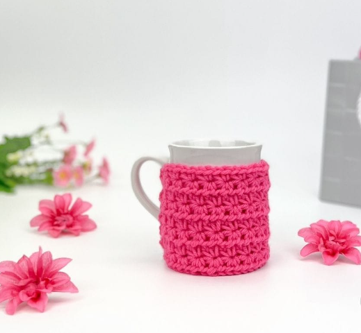 Cubretaza de Crochet: Manten Tu Bebida Caliente con Estilo