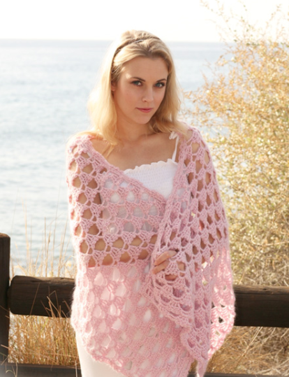 Chal de Crochet para Todas las Estaciones Patrón Gratis