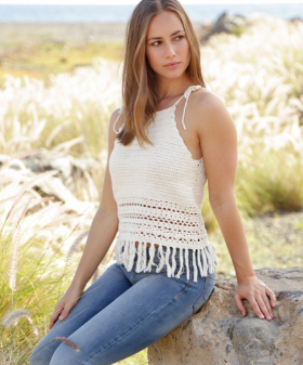 Cómo Tejer un Top de Crochet con Flecos: Moda Veraniega y Bohemia