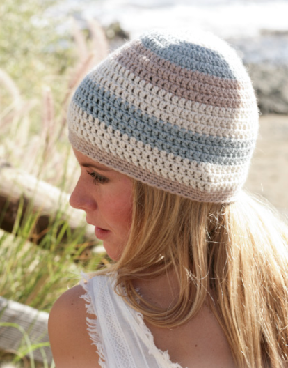 Gorro de Rayas a Crochet para Principiantes Paso a Paso Patrón Gratis