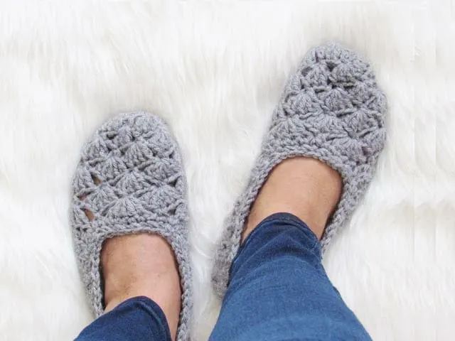 ¡Pantuflas de crochet fáciles! Guía paso a paso para principiantes