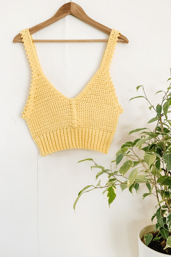 Top de Crochet con Estilo y Frescura para el verano Patrón Gratis