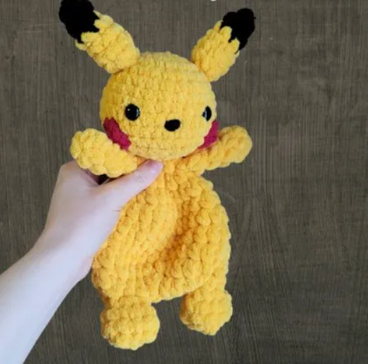 Crea tu propio Pikachu de Peluche Amigurumi Patrón PDF