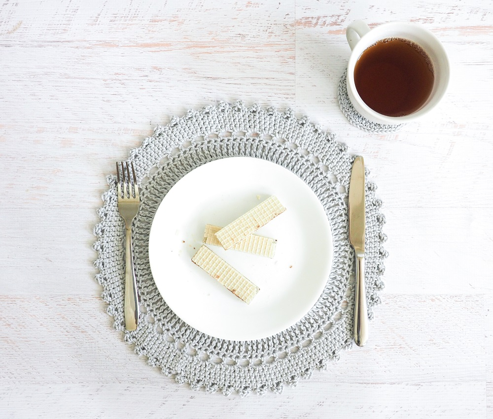 Manteles Individuales en Crochet Patrón Gratis
